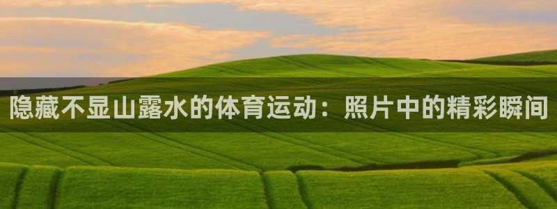 隐藏不显山露水的体育运动：照片中的精彩瞬间